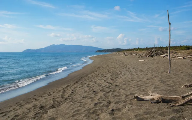 Macchiatonda nudist beach in Capalbio