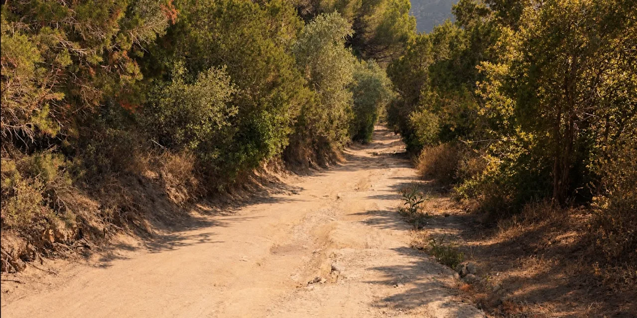 Ingresso spiaggia nudista Porto Ferro a Sassari