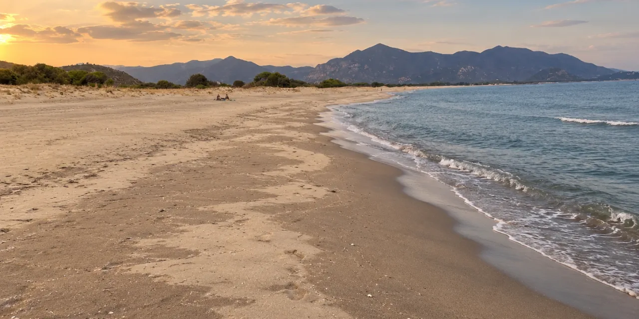 Vista completa Spiaggia naturista Feraxi